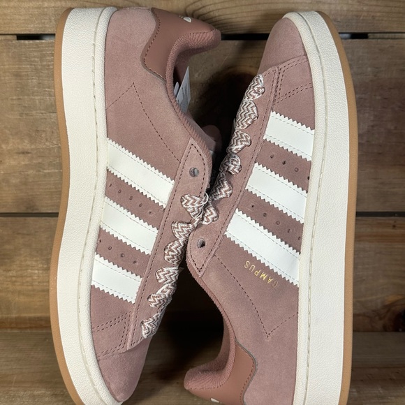 NEW Adidas Womens Campus 00s "Warm Clay" Pink Low Top Lace Up Sneakers JR3407 - Picture 6 of 7